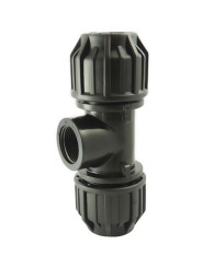 Té femelle plastique PE