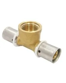 Té sortie femelle PER à sertir