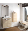 Meuble salle de bain Simple vasque Angelo 2 portes - 70 cm