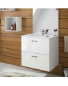 Meuble salle de bain Simple vasque Angelo 2 tiroirs - 70 cm