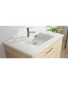 Meuble salle de bain Simple vasque Angelo 2 tiroirs - 70 cm