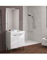 Meuble salle de bain + Simple vasque Ergo 2 portes - 70 cm