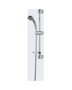 IMO Platine brossé Douchettes et systèmes de douche: Barre de douche avec  curseur