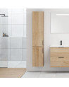Ensemble salle de bain meuble double vasques 4 tiroirs
