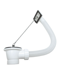 Bonde plastique avec trop-plein