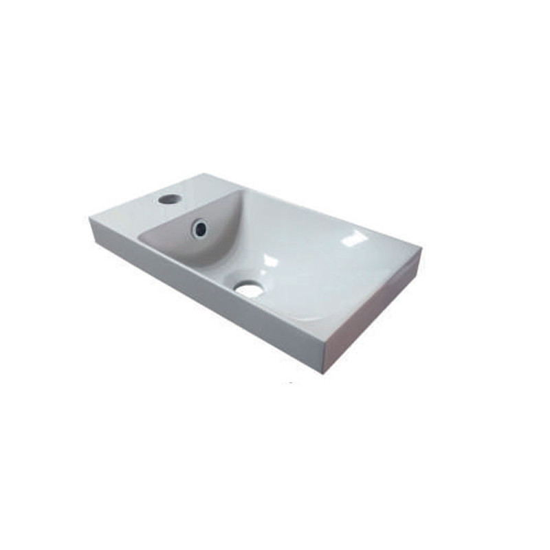 Vasque marbre synthèse pour meuble lave-mains Media - 40 cm