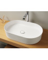 Vasque céramique à poser - Trapani - dimensions 60 X 38 X 13,5 cm