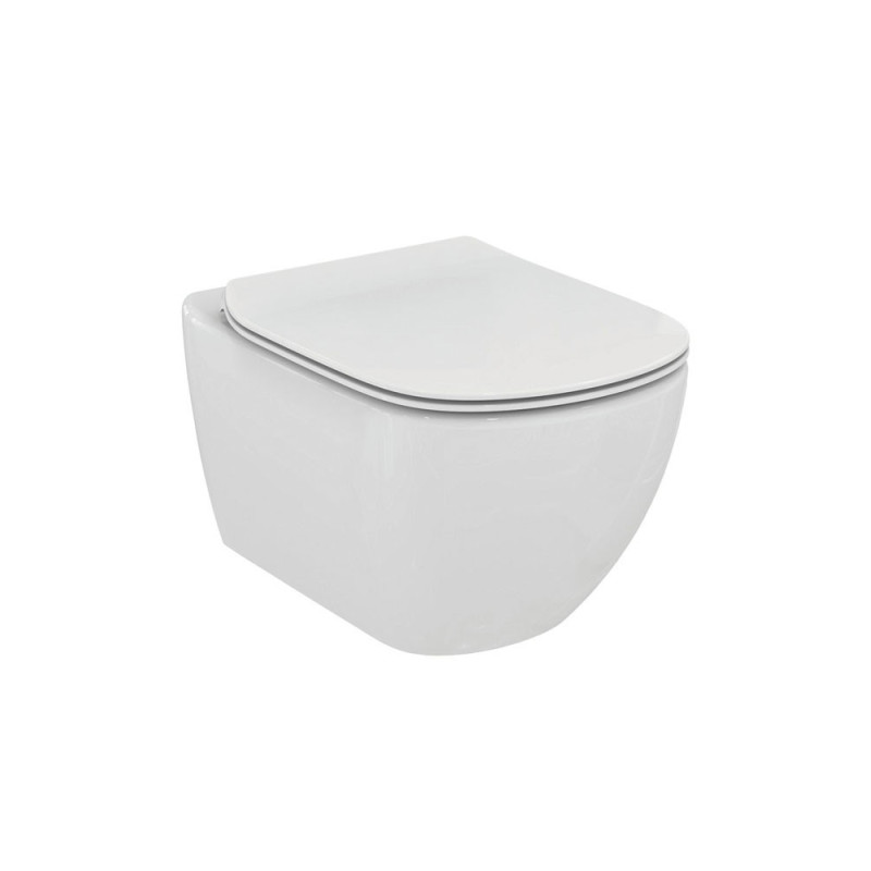 Pack WC suspendu rétro - Bâti-support - Blanc - Choix de plaque de