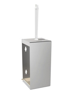 Brosse WC avec 2 têtes de Rechange - Balai WC avec Porte-Balai en Acier  Inoxydable - Concept clôturé de la Brosse de Toilette -[47] - Cdiscount  Bricolage