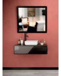 Ensemble Meuble + Vasque + Miroir de salle de bain LochNess