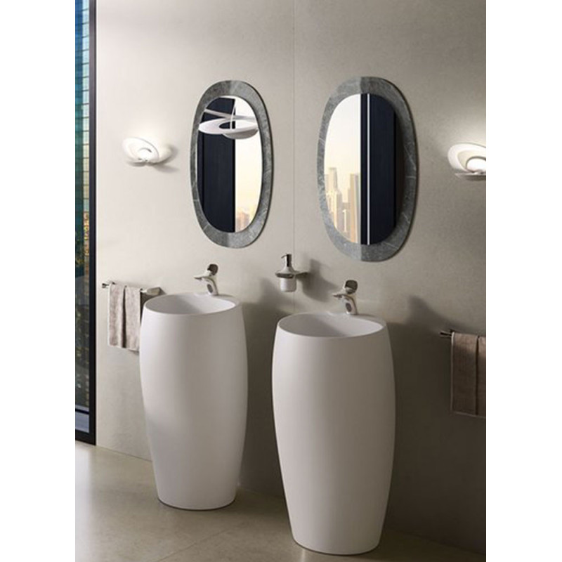 Miroir simple ovale  - Rak-Cloud Specchio - Dimensions 78 X 46 cm