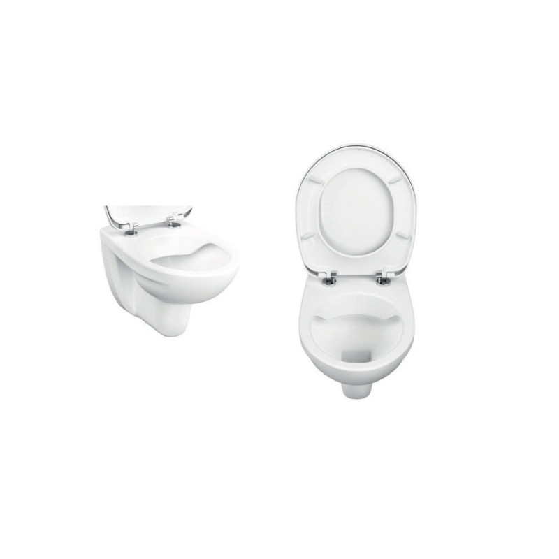 Cuvette WC suspendue sans bride blanc Savo Aquance - 54 cm - CUVET