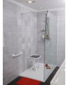 Siège de douche réglable Ergonomic Pellet pour salle de bain