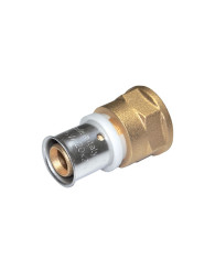 Raccord droit femelle multicouche à sertir