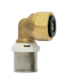 Coude écrou tournant multicouche