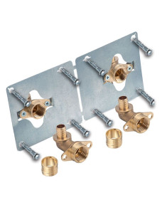 Sortie de cloison PER Ø12 à sertir