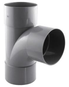 RACCORD PVC EVACUATION TE PIED DE BICHE FFF