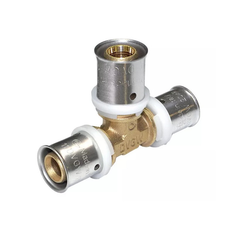 Té égal Ø16 multicouche 