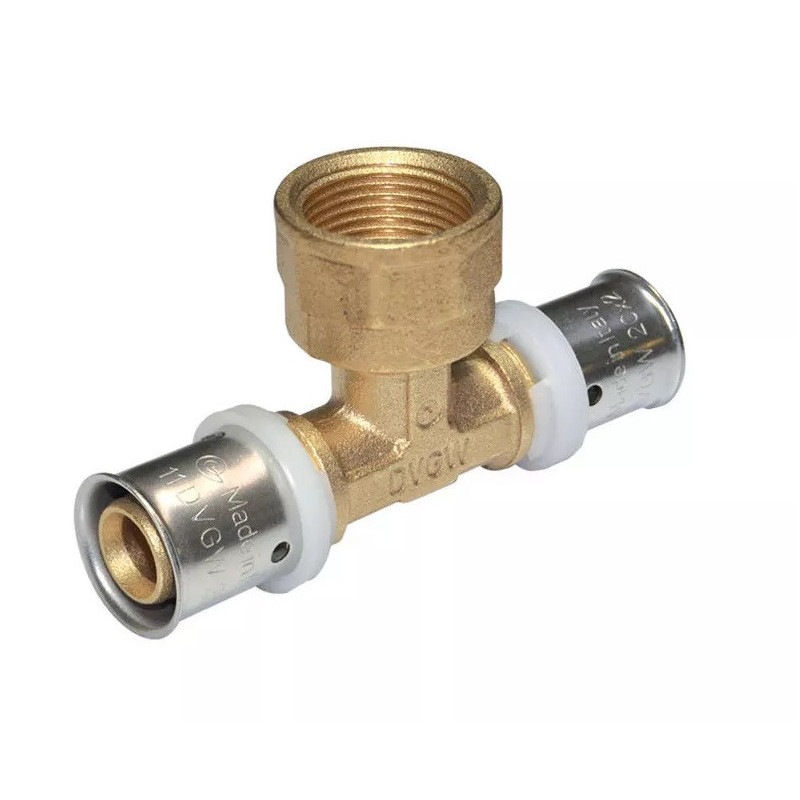 Té femelle 16X1/2" multicouche 