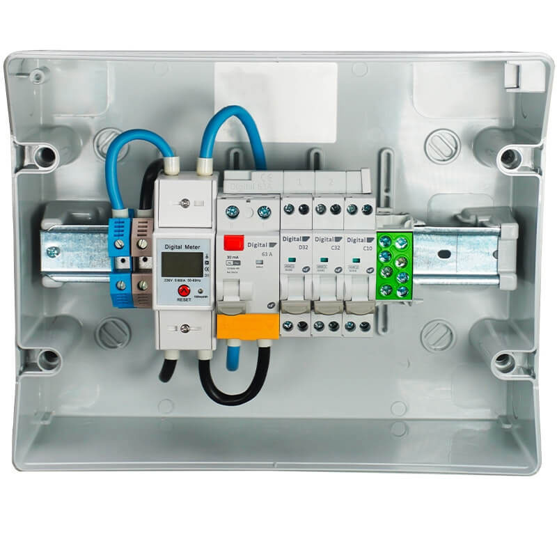 Coffret PAC Monophasé 32A + Comptage - ACCESSOIRES Pompes à Chaleur...