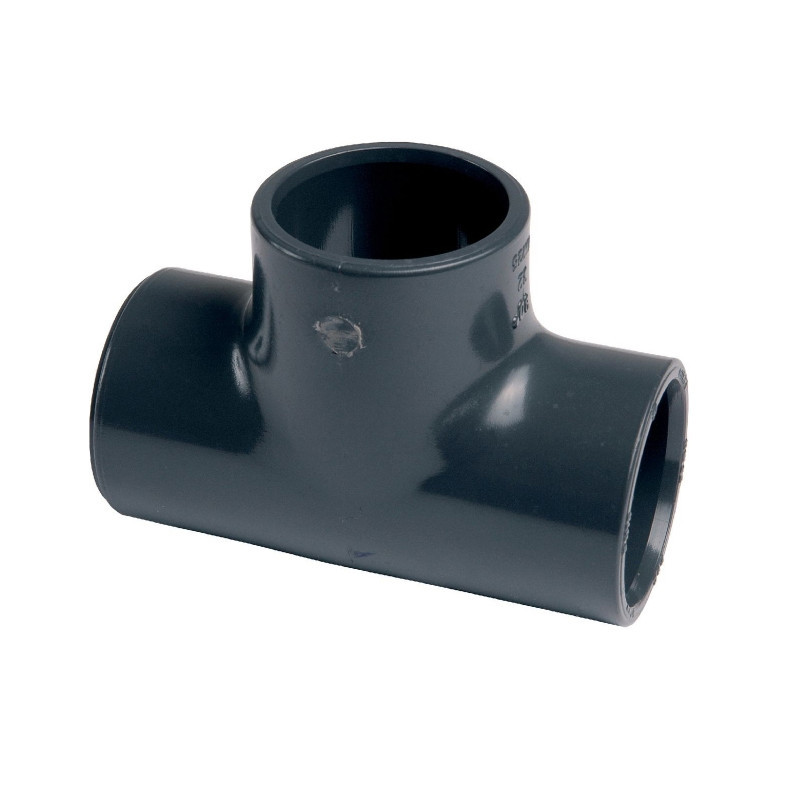 Té 90° FF PVC pression - Discount Plomberie