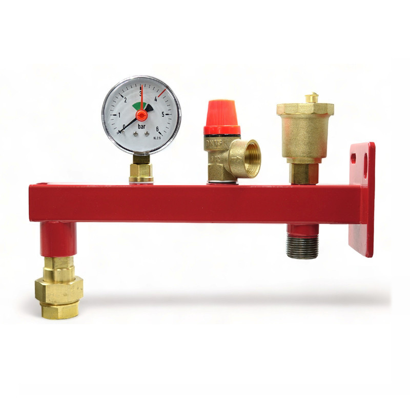 Console équipée pour fixarion de vase d'expansion de 5L à 24L