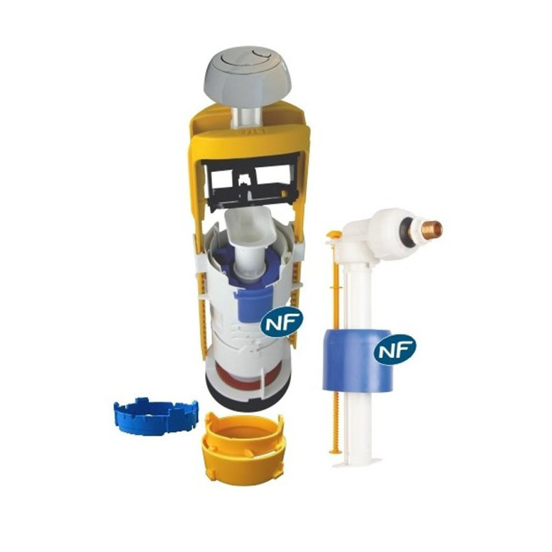 Mécanisme de chasse universel double débit