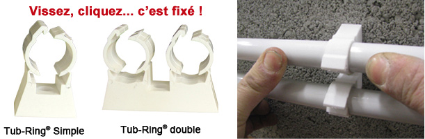 fixations tube multicouche FIX RING
