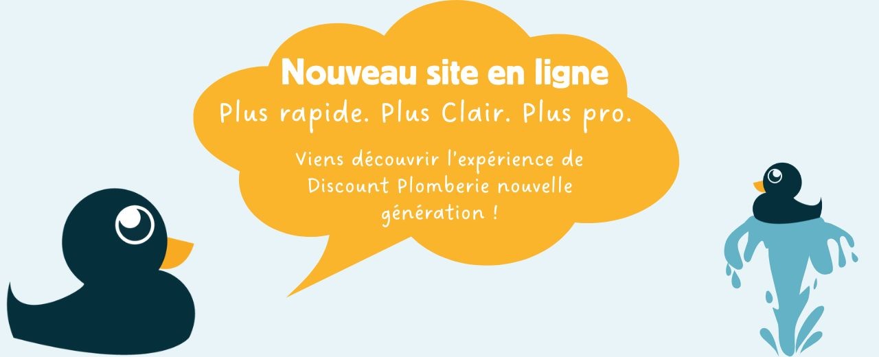 Le nouveau site Discount Plomberie est en ligne… et il envoie du lourd !